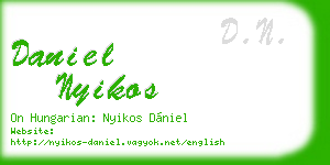 daniel nyikos business card